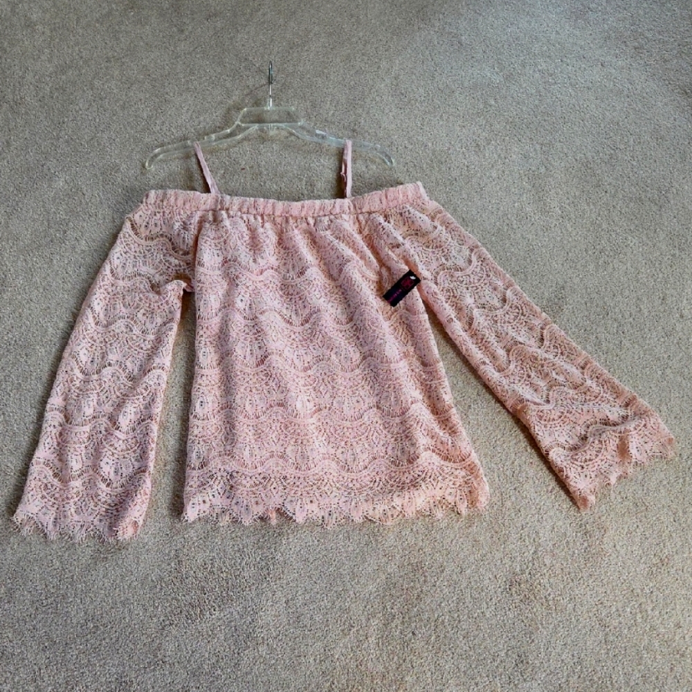 Blush Lace Top